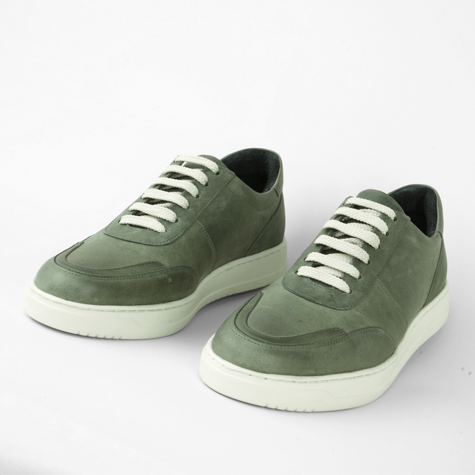 Pantofi bărbătești din piele - Urban FLEX - Verde Olive