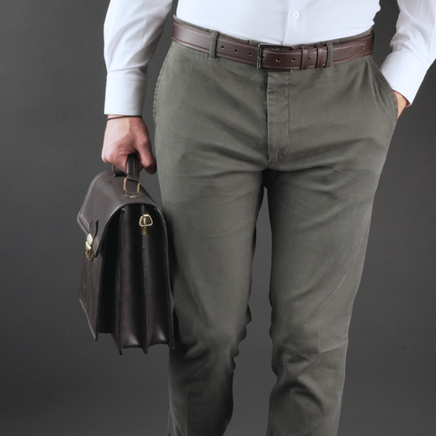 Pantaloni casual bărbați Confex - Gri plumb