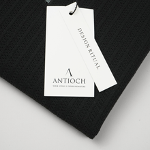 Tricou pentru bărbați - ANTIOCH - Riviera KNIT - Negru