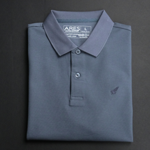 Tricou Polo pentru bărbați - ARES - Heritage+ - Gri petrol