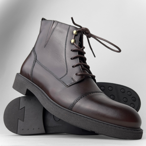 Ghete vintage din piele naturală - Gary - Maro Millenium