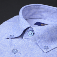 Cămașă Confex din in - Premium DeLuxe - Bleu