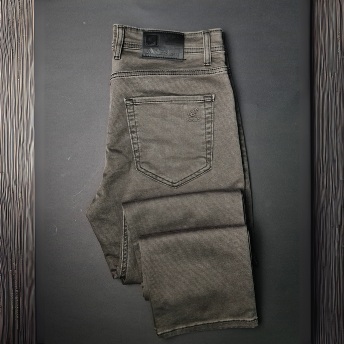 Blugi pentru bărbați - Ares - Comfort-fit - Kaki intens