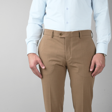 Pantaloni eleganți Confex - Royal Cut - Cafea cu lapte