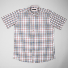 Cămașă bărbătească cu mânecă scurtă - Karo Multicolor - M1