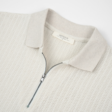 Tricou pentru bărbați - ANTIOCH - Riviera KNIT - Ocru