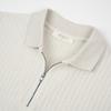 Tricou pentru bărbați - ANTIOCH - Riviera KNIT - Ocru