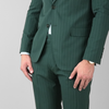 Costum bărbătesc - Sartoria - Bellagio STRIPE - Verde Smarald