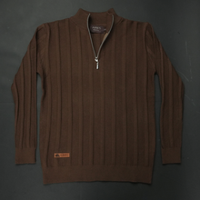 Pulover pentru bărbați - Imperial - Maro-SlimFIT