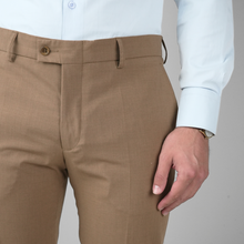 Pantaloni eleganți Confex - Royal Cut - Cafea cu lapte