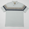 Tricou Polo pentru bărbați - ARES - CAPRI - Grej cu maro și bleumarin