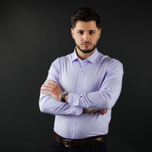 Cămașă Ares pentru bărbați - BamBoo - Lila