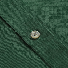 Cămașă din raiat fin - ZENMAN RoyalTOUCH™ - Corduroy EDITION - Verde Smarald
