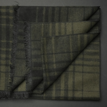 Eșarfă elegantă - Infinity - Kaki cu negru