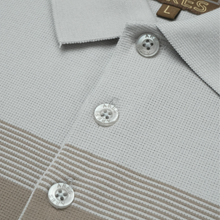 Tricou Polo pentru bărbați - ARES - CAPRI - Grej cu maro și bleumarin