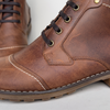 Ghete piele naturală - Vintage Army - Maro Vintage