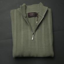 Pulover pentru bărbați - Imperial - Kaki-SlimFIT