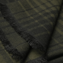 Eșarfă elegantă - Infinity - Kaki cu negru