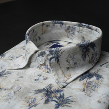 Cămașă Confex din in - BRACCIANO - Model floral - M4