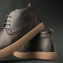 Ghete piele naturală - NOMAD - Maro TRABUCCO - Special Edition