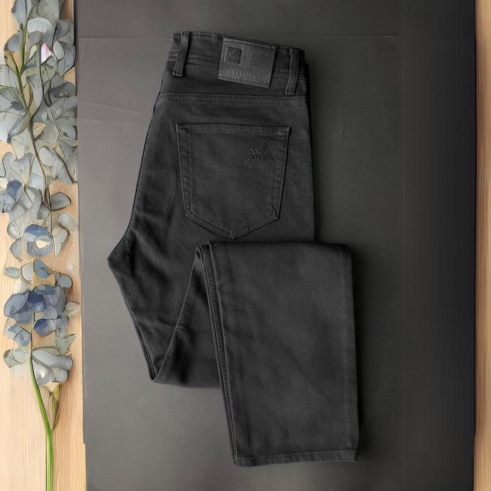 Blugi pentru bărbați - Ares - Comfort-fit - Negru intens