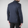 Sacou texturat C. Baybars - BELLARO - Bleumarin