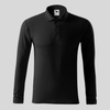 Tricou Polo mânecă lungă pentru bărbați - MALFINI - Negru