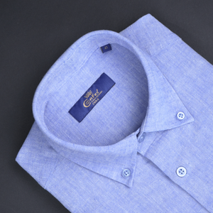 Cămașă Confex din in - Premium DeLuxe - Bleu