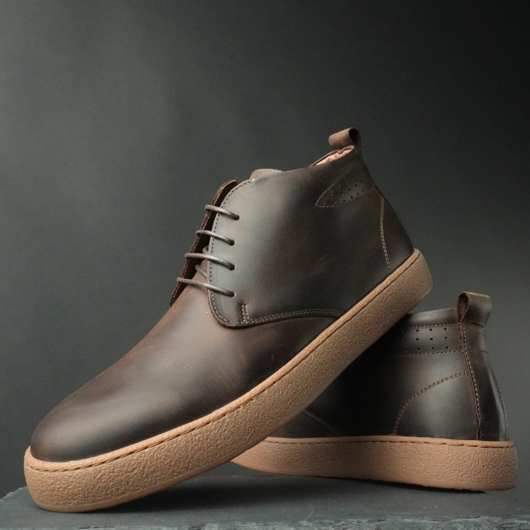 Ghete piele naturală - NOMAD - Maro TRABUCCO - Special Edition