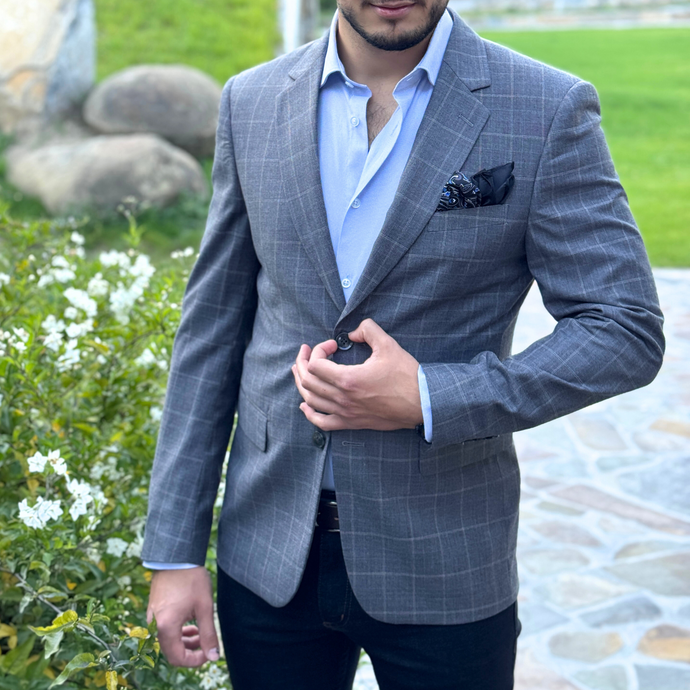 Sacou Ares - Premium Confort - Slim-Fit - Gri