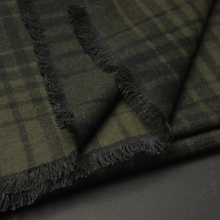 Eșarfă elegantă - Infinity - Kaki cu negru