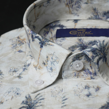 Cămașă Confex din in - BRACCIANO - Model floral - M4