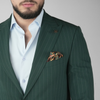 Costum bărbătesc - Sartoria - Bellagio STRIPE - Verde Smarald