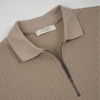 Tricou pentru bărbați - ANTIOCH - Riviera KNIT - Taupe