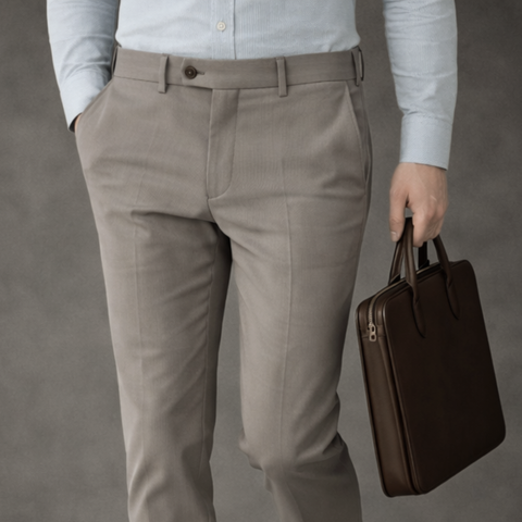 Pantaloni casual bărbați Confex - Taupe