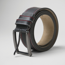 Curea casual din piele naturală - Proartimar - 40 mm - Gri