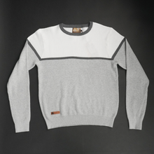 Pulover pentru bărbați - NORTON+ - Alb cu gri