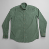 Cămașă din raiat fin - ZENMAN RoyalTOUCH™ - Corduroy EDITION - Verde Salvie