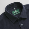 Cămașă din raiat fin - ZENMAN RoyalTOUCH™ - Corduroy EDITION - Bleumarin Imperial