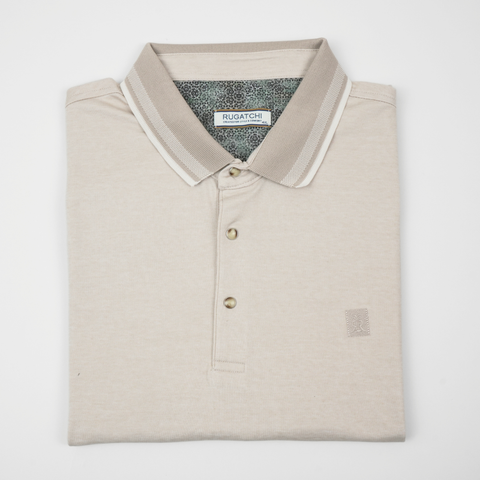 Tricou pentru bărbați - RUGATCHI - SOFT TOUCH - Taupe