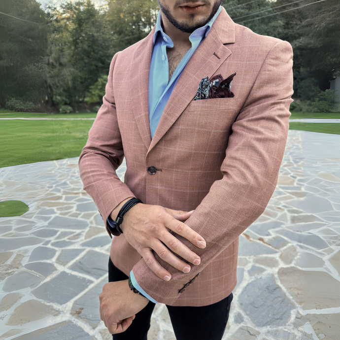 Sacou Ares - Premium Confort - Slim-Fit - Cărămiziu