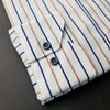 Cămașă Confex - Premium Stripe - Alb cu bleumarin și bej
