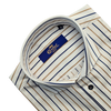Cămașă Confex - Premium Stripe - Alb cu bleumarin și bej