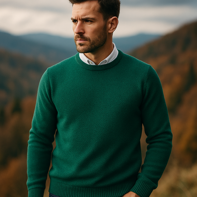 Pulover pentru bărbați - Urban - Verde