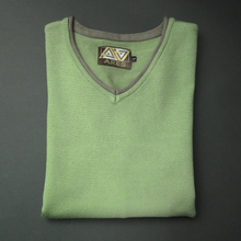 Pulover pentru bărbați - Armando - Verde crud