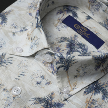 Cămașă Confex din in - BRACCIANO - Model floral - M4
