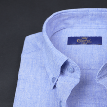 Cămașă Confex din in - Premium DeLuxe - Bleu