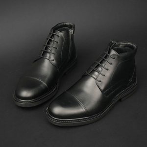Ghete piele naturală - Voievod - Negru