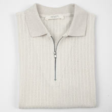 Tricou pentru bărbați - ANTIOCH - Riviera KNIT - Ocru