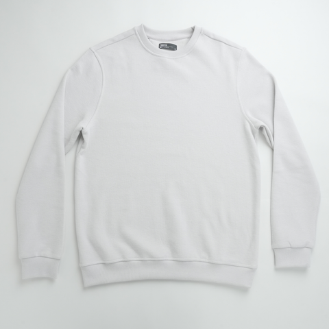 Pulover pentru bărbați - CHESTER VelvetCOTTON™ - Gri deschis